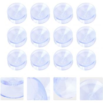 Ventouses à deux faces en silicone – Pack 12 pièces (10 mm × 20 mm) pour verre