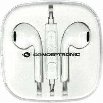 Conceptronic Auriculares Intrauditivos 5 Unidades Jack 3.5mm Smartphone Color Blanco