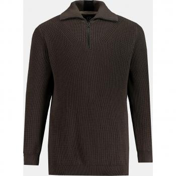 Maglione con Zip Collo Alto Verde Uomo Taglia XL JP1880