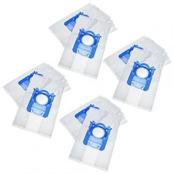 20x Electrolux Ergospace Vacuum Cleaner Bags, Microfleece, 17.1 cm x 27.8 cm, White