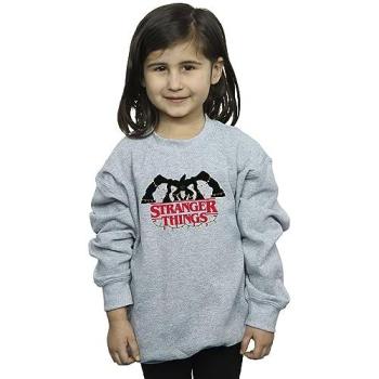 Snowy Demogorgon Shimmer Tee for Girls – 7‑8 Year Olds