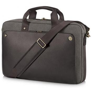 HP 15.6 Top‑Load Laptop Bag – Brown Leather