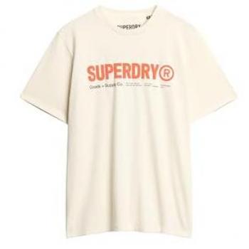Superdry Rundhalsshirt »UTILITY SPORT LOGO LOOSE TEE«, modisch, loose fit, Rundhals, Kurzarm
