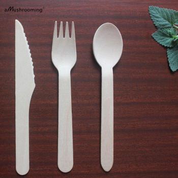 Natural Wood Serving Utensils for Parties