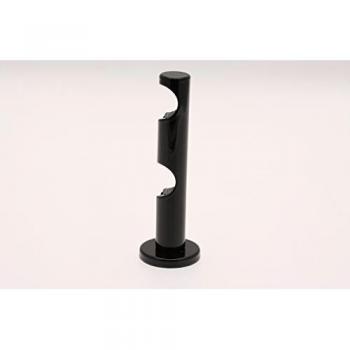 Paire de supports muraux double tige pour barre 35mm blanche 300mm HOMIMAISON