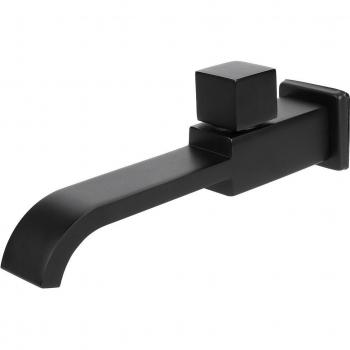 Robinet de salle de bain mural avec 2 filetages, aspect mat