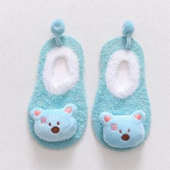 Calcetines suaves y antideslizantes para bebés, con estampados de animales, ideales para el suelo, de 0 a 2 años