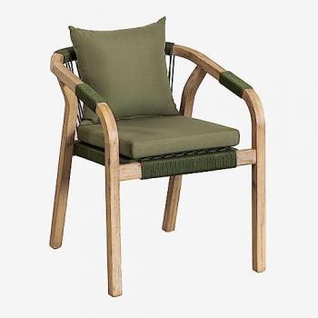 Sklum Silla de Comedor Acacia Dubai con Soporte de Brazo