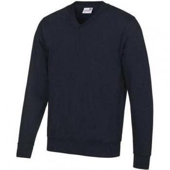Awdis Kids V-Hals Sweatshirt 13 Jaar Zwart