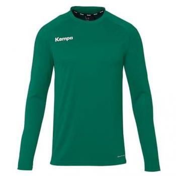 12-Year-Old Boy’s Kempa Performance Green Long Sleeve Top