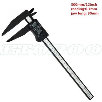 Calibrador Vernier Digital 300mm con Mandíbulas Largas
