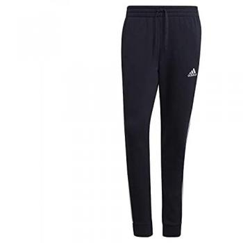 Adidas Fleece Tapered Cuff 3 Stripes Joggers