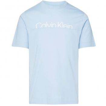 CK Light Blue Short Sleeve Crop T‑Shirt, XL