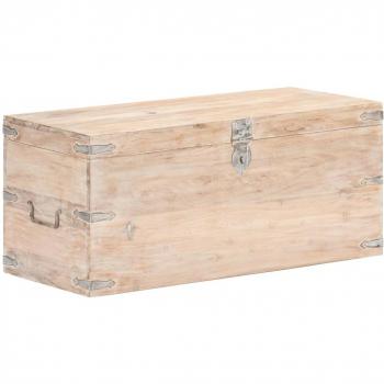 Armoire de rangement en bois d’acacia, 90 × 40 × 40 cm