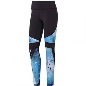 Reebok Frauensportwear: Ts Lux Tight 2.0 CB Urban-Netze – Schwarz (L)