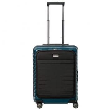 Titan Gas‑Grip 4‑Wheel Cargo Trolley – 55 cm Cabin, Laptop Compartment