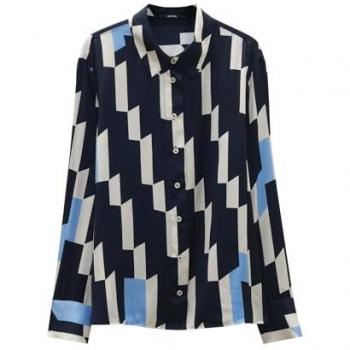 SOMEDAY Bluse ZINNOVA blau | 42