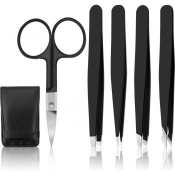 Stainless Steel Eyelash Extension Tweezers Set
