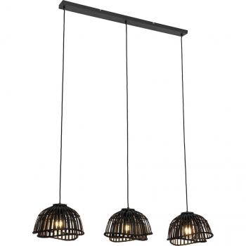 Oriental Bamboo Cluster Light – QAZQA Black