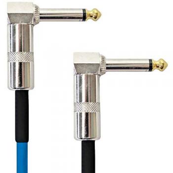 Keepdrum GC028 Klinke Winkel Patchkabel 60cm Blau
