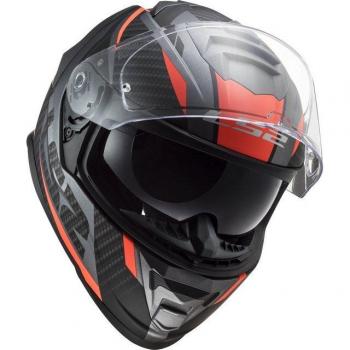 LS2 Sportlicher Helm Storm Racer – Titan‑Fluoreszenz Orange, XXL Herren
