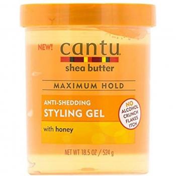 Cantu shea butter styling gel con miel 18,5oz/524g (anti-shedding)