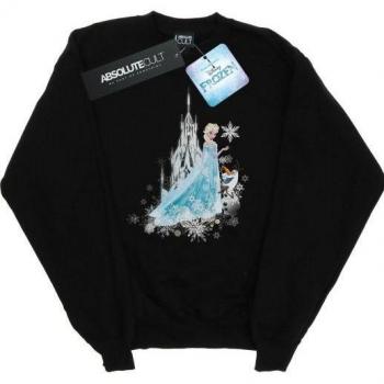 Winter Wonderland Elsa & Olaf Sweater (Black, 9‑11)