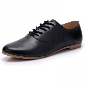 Damen Weiße Wohnungen Ballerina Oxfords Mokassins Lu7 35