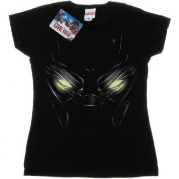 Baumwoll‑Tee mit Black Panther Augen – Marvel Damen