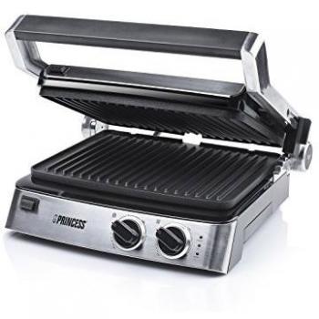 Princess Kontaktgrill Schwarz/Silber