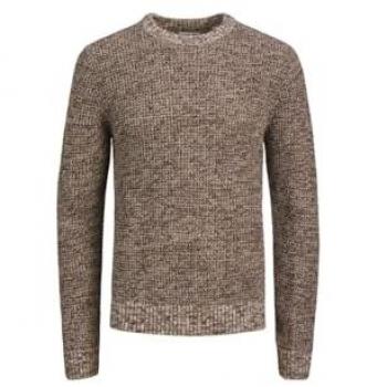 Jersey Jack&Jones modelo Liam en color beige jaspeado