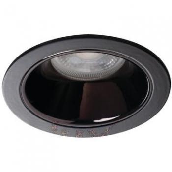 Applique Glozo DSO 36223, Luce Incassata Nero Gx5.3/Gu10, 10W, Ø89mm
