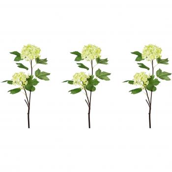 Weiße Kunstblume Schneeballzweig von Creativ Green