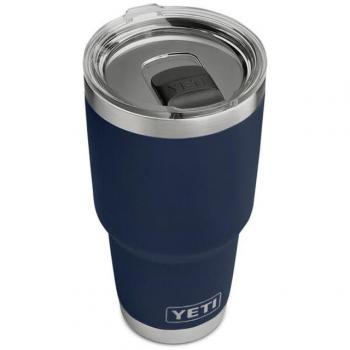 MagSlide Lid 30oz Yeti Rambler in Navy, Stainless Steel