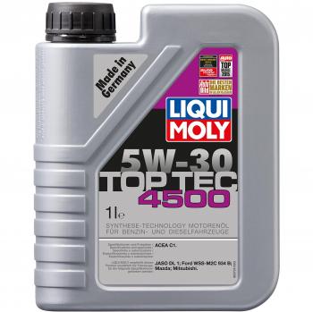LIQUI MOLY Olio per auto Top Tec 4500 5W-30, 1 Litro