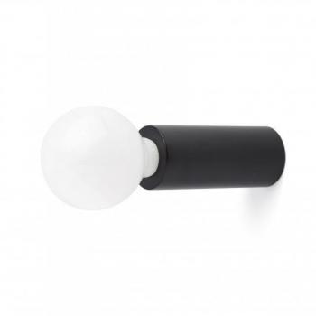 FARO Barcelona TEN 140 Mattschwarze E27 Wandleuchte
