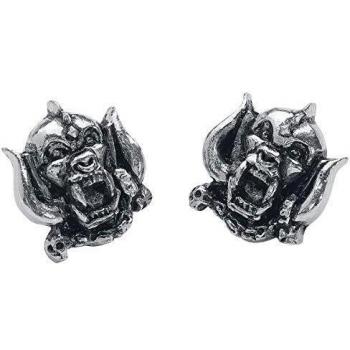 Pendientes de Peltre Motörhead Warpig para Mujer Plateados