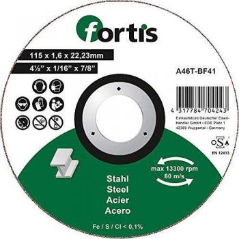 FORTIS Trennscheibe für Stahl 115 x 1,6mm