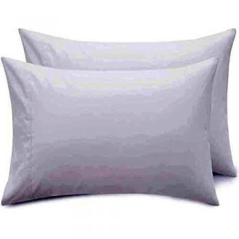 RUIKASI Soft Microfiber Pillow Shams, White, 50x75 cm (Set of 2)