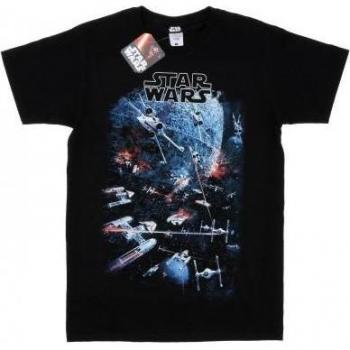 Star Wars Heren Universe Battle T-Shirt Zwart