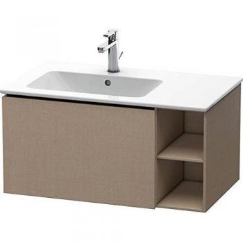 Mueble Bajo Lavabo L-Cube Duravit 400x820 mm con Iluminación en Tapa Lino