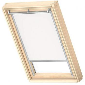 VELUX Verdunklungsrollo DKL PK08 1025S, Pick & Click! System, alufarbene Führungsschienen, einfach zu montieren