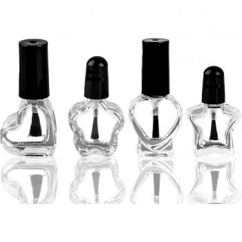 5ml Nail Polish Glass Bottles with Brush Top