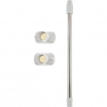 Barre de rideau télescopique en acier inoxydable 50-80cm