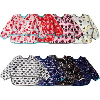 Bavoir en tissu doux avec poche pratique – idéal pour le sevrage