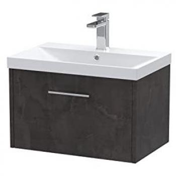 Juno 600mm Wall-Mounted Vanity Unit with Drawer
