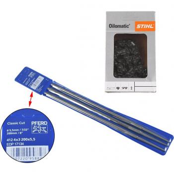 Stihl 18 Chain with 3 Files for 025, 025C, MS250, MS230