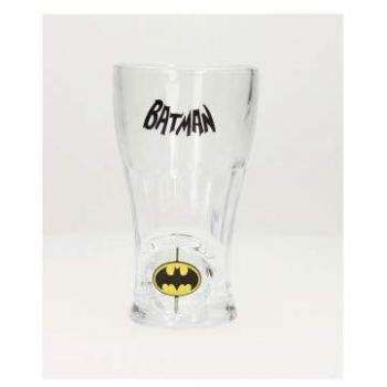 BATMAN LOGO VASO REFRESCO CRISTAL EMBLEMA GIRATORIO 3D DC COMICS