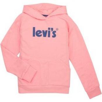 Levi's® Kids Felpa con Cappuccio 10 Anni Square Pocket Rosa Quarzo