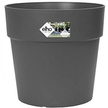 40 cm Anthracit Elho Vibia Straight Okrogel Form Pot